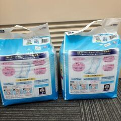 介護　未開封　大人用紙おむつ　 尿とりパッド　28枚入り 2セット　紙パッド ユニ・チャーム　ライフリー ズレずに安心 極うすパッド 紙パンツ用 尿とりパッド  4回吸収 28枚入 KJ_003の画像
