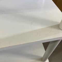 🌟文章お読みください🌟A-1120🤩収納棚　ホワイト　傷ありですが便利‼️の画像