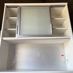 国産 ユーアイ製 キッチンボード、食器棚、幅120cm Used/美品