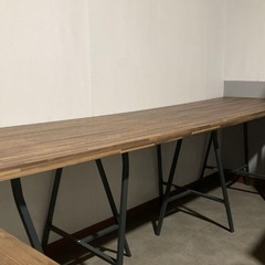 お値下げ🙆定価68,000円‼️未使用！IKEAのワークトップ　ウォルナットの画像