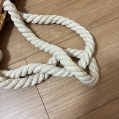【未使用】かご　カゴバック　インテリアの画像