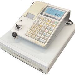 CASIO カシオ レジ レジスター ドロア分離型 TE-400-WE 通電確認済の画像