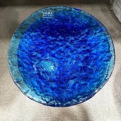 LAURA glass works 平皿　ガラス皿　6枚セット