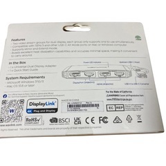 WAVLINK USB C & USB 3.0 DisplayPort 新品の画像