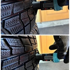205/65R16🌈日本製スタッドレス４本セット🌈🐿️の画像