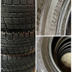 205/65R16🌈日本製スタッドレス４本セット🌈🐿️の画像