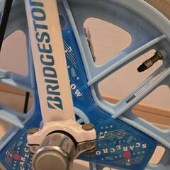 BRIDGESTONスタンド付き一輪車16インチの画像