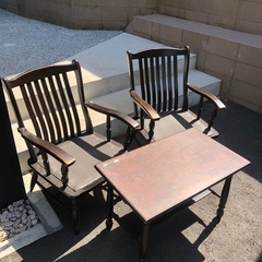 チェア ローテーブル 3点セット マツダ家具