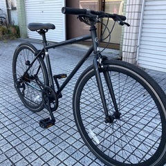 【クロスバイク】美品❗️700x28c 7段変速　チェーン新品❗️若林自転車　唐崎店　SALE中❗️の画像