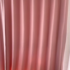 カーテン  ピンク   100×200  