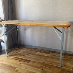 DULTON ビアテーブル　シルバー　アウトドアの画像