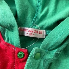 スイカ　ロンパース　70の画像