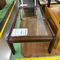 【ドリーム川西店御来店限定】ガラステーブル／クリーニング済み 【200126025560163】の画像