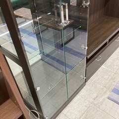 ガラスショーケース　※棚1枚欠品の画像