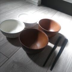お茶碗　おわん　お箸