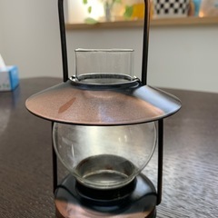 ロゴスブロンズシャンドルランプの画像