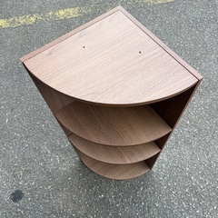 670 コーナーラック 3段 木製の画像
