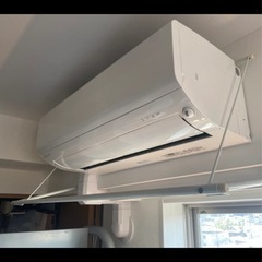 物干（エアコンに引っ掛けるタイプの画像