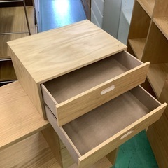 家具ならトレファク吉川店！！   無印良品　スタッキングシェルフ　ナチュラルの画像