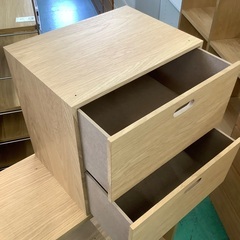 家具ならトレファク吉川店！！   無印良品　スタッキングシェルフ　ナチュラルの画像