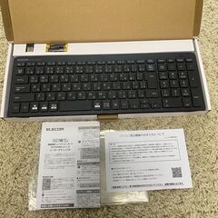 エレコム　ワイヤレス　キーボード　TK-FDP099TBKの画像
