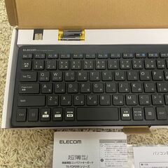 エレコム　ワイヤレス　キーボード　TK-FDP099TBKの画像
