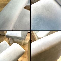 ♪ベルベット調のチェアでリラックス♪LOWYAダイニングセット♪の画像