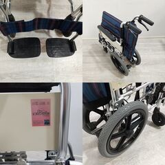 MiKi ミキ/介助式車椅子／MWSC-16／多機能タイプ/ニューウィング/スリム/多機能スタンダード/介護/介助/車いす/C0EQ0110の画像