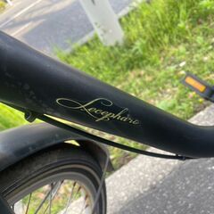 自転車　No.256　ブラック　20インチ　ミニベロ　カゴ、ライト付き　【リサイクルショップどりーむ荒田店】の画像