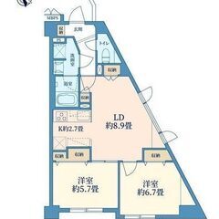 💞大山駅徒歩7分💕新耐震基準マンション💕南西・南東角部屋！…