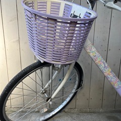 （交渉中です！）自転車 24インチ 子供用 さしあげます パンクしています 引き取りのみの画像