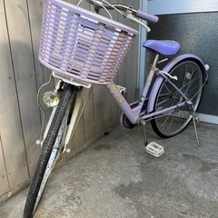自転車 24インチ 子供用 さしあげます パンクしています 引き...