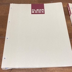 クリアブック新品未使用他７冊の画像
