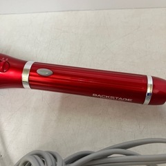 【美品】コイズミ バックステージ ボリュームアップアイロン レッド KHC-3800の画像