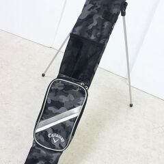 Callaway キャロウェイ GOLF ゴルフ セルフスタンドバッグ クラブケース カモ柄 迷彩柄 ブラック 黒 キャディバッグの画像