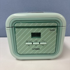 I675 🌈 TIGER tacook（タクック） アイスミントグリーン 炊飯ジャー 3合炊き ⭐ 動作確認済 ⭐ クリーニング済の画像