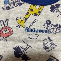 【取引決定】美品✨日本製✨ミキハウス✨MIKIHOUSE✨動物総柄✨半袖Tシャツ✨春夏の画像
