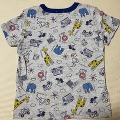 【取引決定】美品✨日本製✨ミキハウス✨MIKIHOUSE✨動物総柄✨半袖Tシャツ✨春夏の画像