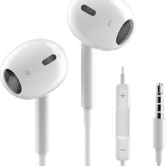 イヤホン 3.5mmジャック 有線イヤホン【2024新版】HIFI音質 音量調整 重低音 ノイズキャンセリング マイク付き 通話可能 快適な装着感 ハイレゾ クリア通話 音量調節 3.5mmジャック ios/iPad/Android/PC 多機種対応　新品・未使用・未開封の画像