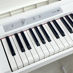 北海道 千歳市/恵庭市 KORG/コルグ 電子ピアノデジタルピアノ LP-180 ホワイト 2017年製 88鍵盤 イス付きの画像