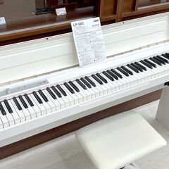 北海道 千歳市/恵庭市 KORG/コルグ 電子ピアノデジタルピアノ LP-180 ホワイト 2017年製 88鍵盤 イス付きの画像