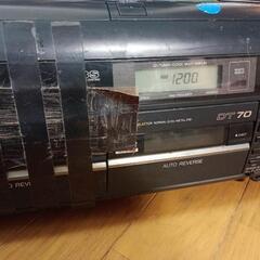 【ジャンク】ポータブルステレオCDシステム　パナソニック　RX-DT70の画像