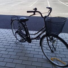 ★ジモティ割あり★  軽快自転車 27 ブラック クリーニング済...