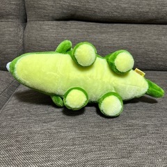 緑色 トリケラトプス ぬいぐるみ　恐竜①の画像