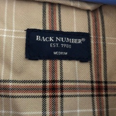 BACK NUMBER シャツsizeMの画像