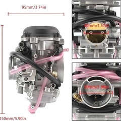 新品未使用品！ヤマハ セロー225 キャブレター フィルター付き セロー225S セロー225W セロー225WE yamaha 用 バイク 汎用 純正 タイプ 社外品の画像