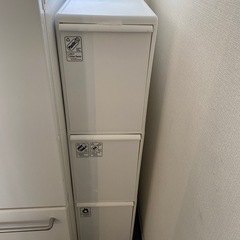 【ライクイット】3段分別ゴミ箱の画像