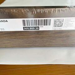 IKEA イケア　ウォールシェルフ　MOSSLANDA モッスランダ アート用飾り棚　ウォールナット調　55cmの画像