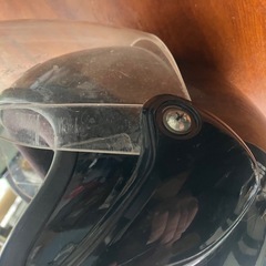 ジェットヘルメット黒の画像