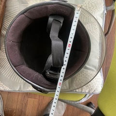 ジェットヘルメット黒の画像